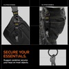 image:imageSpigen Life Magnetic Keychain Key Holder Quick Release  Secure Lock System Detachable Carabiner Clip for Men amp Women  BlackRegular
