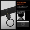 image:imageSpigen Life Magnetic Keychain Key Holder Quick Release  Secure Lock System Detachable Carabiner Clip for Men amp Women  BlackRegular with Hub