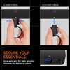 image:imageSpigen Life Magnetic Keychain Key Holder Quick Release  Secure Lock System Detachable Carabiner Clip for Men amp Women  BlackRegular with Hub