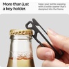 image:imageSpigen Life Metal Fit Titanium Belt Loop Key Ring Clip  Car Keychain Clip Bottle Opener for Men amp Women  BlackBlack