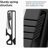 image:imageSpigen Life Metal Fit Titanium Belt Loop Key Ring Clip  Car Keychain Clip Bottle Opener for Men amp Women  BlackBlack