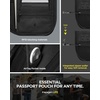 image:imageSpigen Life Passport Card Cover Holder RFID Blocking  Travel Document Organizer SIM Card Pin Included  BlackBlack  Family Size