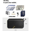 image:imageSpigen Life Passport Card Cover Holder RFID Blocking  Travel Document Organizer SIM Card Pin Included  BlackBlack  Family Size