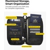 image:imageSpigen Life Passport Card Cover Holder RFID Blocking  Travel Document Organizer SIM Card Pin Included  BlackBlack  Family Size
