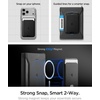 image:imageSpigen Life Passport Card Cover Holder RFID Blocking  Travel Document Organizer SIM Card Pin Included  BlackBlack  with MagSafe Card Holder
