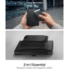 image:imageSpigen Life Passport Card Cover Holder RFID Blocking  Travel Document Organizer SIM Card Pin Included  BlackBlack  with MagSafe Card Holder