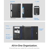 image:imageSpigen Life Passport Card Cover Holder RFID Blocking  Travel Document Organizer SIM Card Pin Included  BlackBlack  with MagSafe Card Holder