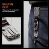 image:imageSpigen Life Titanium Keychain Pocket Knife with Carabiner Key Clip Keychain Clip Folding Knife Everyday Carry EDC Gear Gadget and Equipment Bottle Opener  Gunmetal