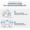 image:imageSpigen Liquid Crystal Designed for AirPods Pro 3 Case 2025  Lightweight TPU Lanyard Included Shock Absorption Precise Cutouts  Crystal ClearCrystal Clear