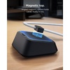 image:imageSpigen Magnetic Cable Holder Desktop Cord Organizer NonSlip Base  for USBC Lightning HDMI MagSafe 3 Watch Chargers Universal Cables amp More for Nightstands Desks  BlackBlack
