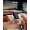 image:imageSpigen Magnetic Cable Holder Desktop Cord Organizer NonSlip Base  for USBC Lightning HDMI MagSafe 3 Watch Chargers Universal Cables amp More for Nightstands Desks  BlackBlack