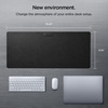 image:imageSpigen PU Leather Desk Pad 354x157  Waterproof Desk Blotter Protector Computer Desktop Rubberized Base Easy Gliding Surface  BlackBlack Magnetic