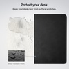 image:imageSpigen PU Leather Desk Pad 354x157  Waterproof Desk Blotter Protector Computer Desktop Rubberized Base Easy Gliding Surface  BlackBlack Standard