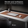 image:imageSpigen PU Leather Desk Pad 354x157  Waterproof Desk Blotter Protector Computer Desktop Rubberized Base Easy Gliding Surface  BlackBrown Standard