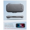 image:imageSpigen Slim Carrying Case for Nintendo Switch 2 2025  12 Game Card Slots Rear Grip amp Carabiner GHook  Travel Pouch for Commuters Students amp Gamers On the Go  Charcoal GrayCharcoal Gray Klasden V2