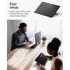 image:imageSpigen Slim Fold Portable Standing Desk Laptop Stand Foldable  Ergonomic Angle Lift AntiSlip for MacBook Neo MacBook Air MacBook Pro 1116 and iPadAirPro and More  BlackLD201S7