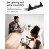 image:imageSpigen Slim Fold Portable Standing Desk Laptop Stand Foldable  Ergonomic Angle Lift AntiSlip for MacBook Neo MacBook Air MacBook Pro 1116 and iPadAirPro and More  BlackLD201S4