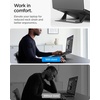 image:imageSpigen Slim Fold Portable Standing Desk Laptop Stand Foldable  Ergonomic Angle Lift AntiSlip for MacBook Neo MacBook Air MacBook Pro 1116 and iPadAirPro and More  BlackLD201S6