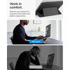 image:imageSpigen Slim Fold Portable Standing Desk Laptop Stand Foldable  Ergonomic Angle Lift AntiSlip for MacBook Neo MacBook Air MacBook Pro 1116 and iPadAirPro and More  BlackLD201S7