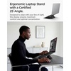 image:imageSpigen Slim Fold Portable Standing Desk Laptop Stand Foldable  Ergonomic Angle Lift AntiSlip for MacBook Neo MacBook Air MacBook Pro 1116 and iPadAirPro and More  BlackLD201S9