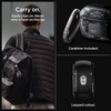 image:imageSpigen Ultra Hybrid MagFit Case Designed for AirPods Pro 3 Case 2025  MagSafe Charging Compatible Magnets Embedded DDP Printing with Included Carabiner  Zero OneZero One Black