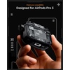 image:imageSpigen Ultra Hybrid MagFit Case Designed for AirPods Pro 3 Case 2025  MagSafe Charging Compatible Magnets Embedded DDP Printing with Included Carabiner  Zero OneZero One Black