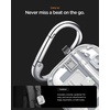 image:imageSpigen Ultra Hybrid MagFit Case Designed for AirPods Pro 3 Case 2025  MagSafe Charging Compatible Magnets Embedded DDP Printing with Included Carabiner  Zero OneZero One White