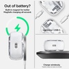 image:imageSpigen Ultra Hybrid MagFit Case Designed for AirPods Pro 3 Case 2025  MagSafe Charging Compatible Magnets Embedded DDP Printing with Included Carabiner  Zero OneZero One White