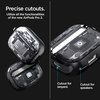 image:imageSpigen Ultra Hybrid MagFit Case Designed for AirPods Pro 3 Case 2025  MagSafe Charging Compatible Magnets Embedded DDP Printing with Included Carabiner  Zero OneZero One Black