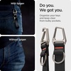 image:imageSpigen Universal Lanyard Wrist Strap with Keychain for iPhone ID Badge Wallet Holder AirPods Cameras Keychain amp Everyday Carry Durable Carabiner with Wrist Strap  Car Keychain Clip For Men amp Women  GunmetalBlack Carabiner