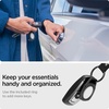 image:imageSpigen Universal Lanyard Wrist Strap with Keychain for iPhone ID Badge Wallet Holder AirPods Cameras Keychain amp Everyday Carry Durable Carabiner with Wrist Strap  Car Keychain Clip For Men amp Women  GunmetalBlack for Airtag