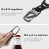 image:imageSpigen Universal Lanyard Wrist Strap with Keychain for iPhone ID Badge Wallet Holder AirPods Cameras Keychain amp Everyday Carry Durable Carabiner with Wrist Strap  Car Keychain Clip For Men amp Women  GunmetalBlack for Airtag