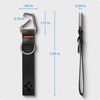 image:imageSpigen Universal Lanyard Wrist Strap with Keychain for iPhone ID Badge Wallet Holder AirPods Cameras Keychain amp Everyday Carry Durable Carabiner with Wrist Strap  Car Keychain Clip For Men amp Women  GunmetalBlack Carabiner