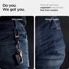 image:imageSpigen Universal Lanyard Wrist Strap with Keychain for iPhone ID Badge Wallet Holder AirPods Cameras Keychain amp Everyday Carry Durable Carabiner with Wrist Strap  Car Keychain Clip For Men amp Women  GunmetalBlack 2 Pack