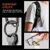 image:imageSpigen Universal Lanyard Wrist Strap with Keychain for iPhone ID Badge Wallet Holder AirPods Cameras Keychain amp Everyday Carry Durable Carabiner with Wrist Strap  Car Keychain Clip For Men amp Women  GunmetalGunmetal Gen 2
