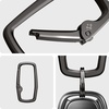 image:imageSpigen Universal Lanyard Wrist Strap with Keychain for iPhone ID Badge Wallet Holder AirPods Cameras Keychain amp Everyday Carry Durable Carabiner with Wrist Strap  Car Keychain Clip For Men amp Women  GunmetalGunmetal