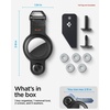 image:imageSpigen Valentinus Key Organizer Compact Holder  Keychain Keyring Holds Up to 6 Keys  BlackBlack With Airtag Slot