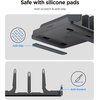image:imageSpigen Vertical Laptop Stand Holder for Desk  with Adjustable Dock 4 Slots Total for All MacBook 1116HPDellSurfaceSamsungLGChrome Book  Space GraySpace Gray