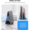 image:imageSpigen Vertical Laptop Stand Holder for Desk  with Adjustable Dock 4 Slots Total for All MacBook 1116HPDellSurfaceSamsungLGChrome Book  Space GraySpace Gray