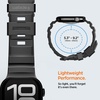 image:imageSpigen for Apple Watch Band WaterResistant Sport Silicone Strap  For Apple Watch Ultra 321 49mm Series 1110 46mm 987 45mm SE3SE2SE654 44mm 321 42mm WBF2Black
