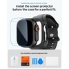 image:imageSpigen for Apple Watch Ultra 321 Series 1110 46mm Band with Case  Liquid Air Pro Secure Fit Durable Breathable WaterResistant Sport Protective Cover StrapBlack with Screen Protector