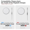 image:imageSpigen for MagSafe Charger 202015W Pad Cover Case Mag Fit  Compatible with iPhone 171615141312 AirPods Pro 321 AirPods 43 Charger Not Included  WhiteWhite 202425W
