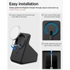 image:imageSpigen for MagSafe Charger 25W Stand Holder Case Nightstand MagFit  Premium Silicone Compatible with iPhone 171615141312 Charger Not Included  BlackBlack