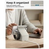 image:imageSpigen for MagSafe Charger 25W Stand Holder Case Nightstand MagFit  Premium Silicone Compatible with iPhone 171615141312 Charger Not Included  BlackDune Beige