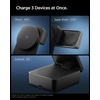 image:imageSpigen for MagSafe Charger Fast Wireless Charging Qi22 25W Portable  3 in 1 Charging Station For iPhone 171615141312 AirPods 43 amp Pro 321 Apple Watch 1110987654321 and MoreBlack