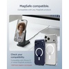 image:imageSpigen for MagSafe Charger Qi2 15W Wireless Cooling Fan Cryomax MagFit  For iPhone 1712 Pixel 10 amp Galaxy S26S24 Z Fold 8 UltraZ FoldFlip 8 7 with Magnetic Case Sleep Friendly  StandBlack