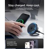 image:imageSpigen for MagSafe Charger Qi2 15W Wireless Cooling Fan Cryomax MagFit  For iPhone 1712 Pixel 10 amp Galaxy S26S24 Z Fold 8 UltraZ FoldFlip 8 7 with Magnetic Case Sleep Friendly  StandBlack