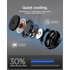 image:imageSpigen for MagSafe Charger Qi2 15W Wireless Cooling Fan Cryomax MagFit  For iPhone 1712 Pixel 10 amp Galaxy S26S24 Z Fold 8 UltraZ FoldFlip 8 7 with Magnetic Case Sleep Friendly  StandBlack
