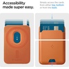 image:imageSpigen for MagSafe Wallet Holds 3 Cards Strong Magnet Valentinus MagFit  For iPhone 171615141312 Pixel 10 Series Magnetic Cases Pixelsnap Plaud Note amp More PU BlackPU Metallic Orange