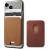 image:imageSpigen for MagSafe Wallet Holds 3 Cards Strong Magnet Valentinus MagFit  For iPhone 171615141312 Pixel 10 Series Magnetic Cases Pixelsnap Plaud Note amp More PU BlackPU Brown